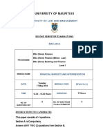 University of Mauritius: Faculty of Law and Management