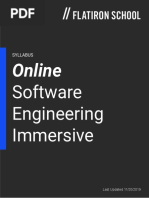 Online: Software Engineering Immersive