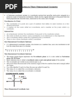 Chapter 12 - Introduction To Three Dimensional Geometry Revision Notes