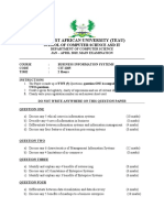 Bis Exam Jan-Apr