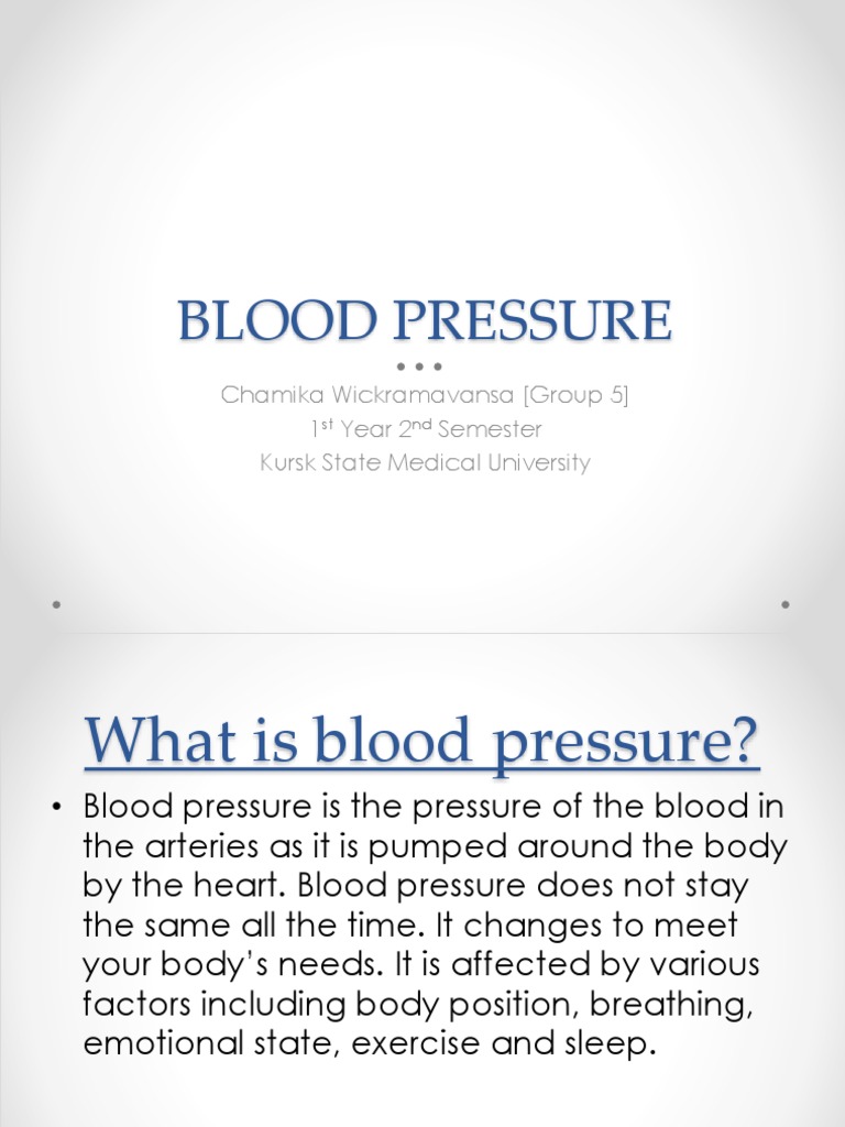 Blood Pressure Measurement Techniques | PDF | Pulse | Blood Pressure
