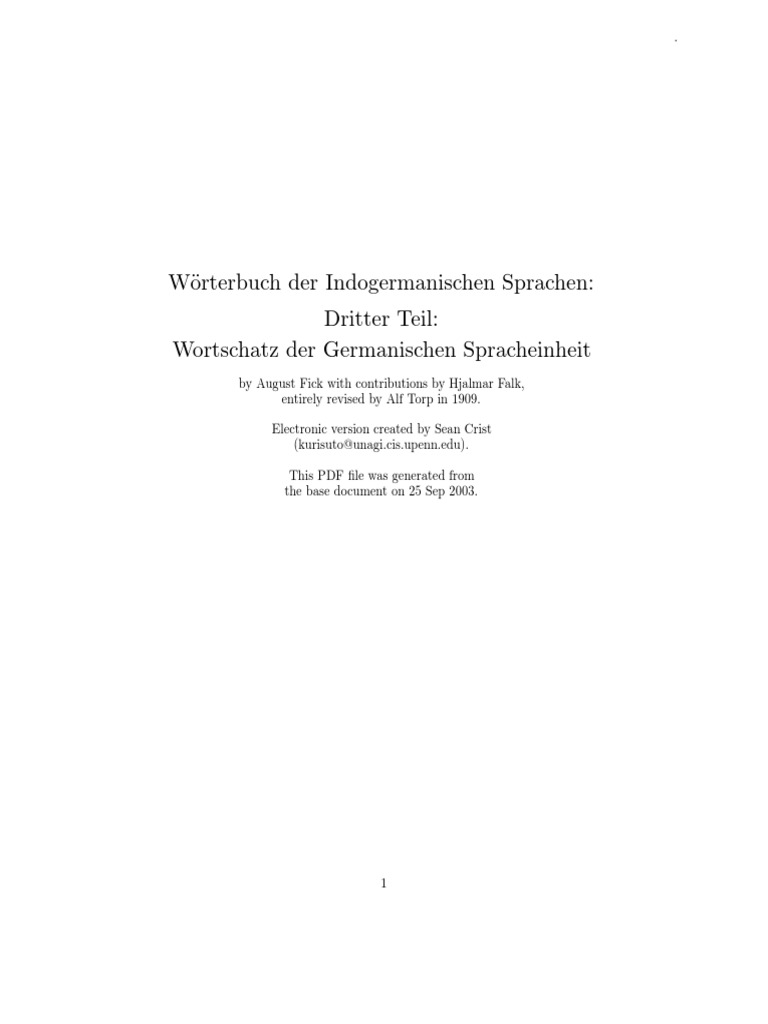Protogermanic Lexicon PDF | Semiotics Linguistics PDF | 