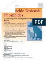 Rodenticide Toxicosis: Phosphides: (Poisoning From Phosphide Rodent Poison)