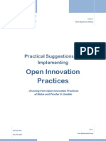 Open Innovation Practices: Practical Suggestions For Implementing