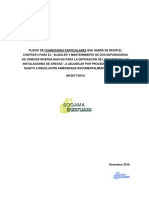 Alquiler y Mantenimiento de Dos Depuradoras de Osmosis Inversa Nuevas para La Depuracion de Lixiviad PDF