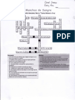 Crusigrama Resuelto Manchas de Sangre