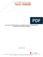 Ffos Quality Assurance Manual 2020