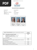 Rooms Division Assignment