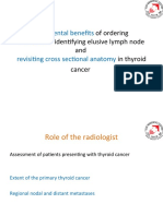 CTScan and Crossectional Anatomy of Thyroid