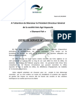 Offre de Service Diamant Fish PDF