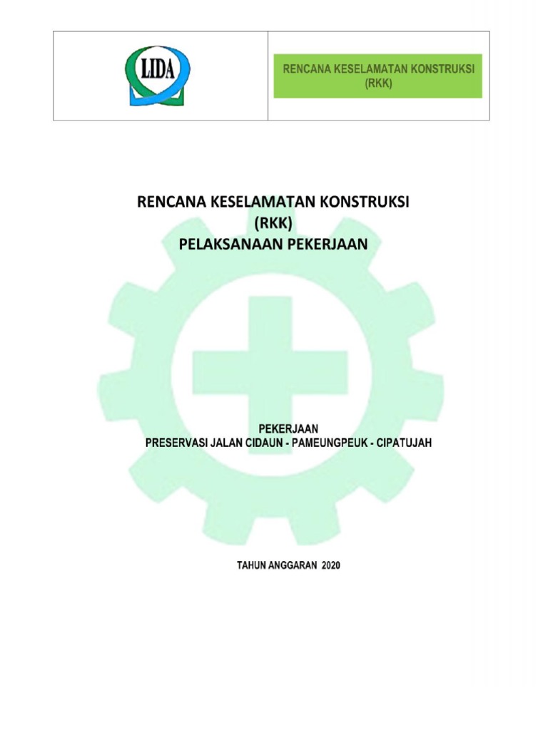 Rencana Keselamatan Konstruksi (RKK) | PDF