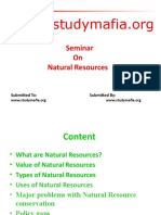 NT Natural Resources PPT