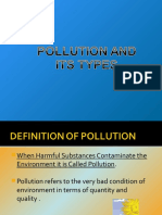 Pollution and Its Type PDF