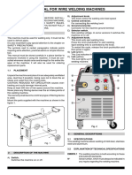 Instruction Manual For Wire Welding Machines: 1 Installation