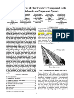 Numerical Analysis of Flow Field Over Compound Delta Wing at Subsonic and Supersonic Speeds PDF