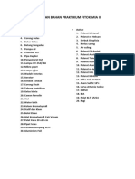 Alat Dan Bahan Praktikum Fitokimia Ii