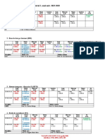 Orar Anul I 2019-2020 Sem 2