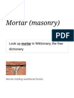 Mortar (Masonry) - Wikipedia