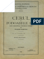 Cerul Și Podoabele Lui După Credințele Poporului Roman- Tudor Pamfile