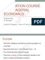 Foundation Course in Managerial Economics: Nptel