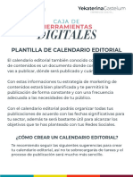 Plantilla de Calendario Editorial