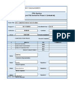 PPA Section Site Project PQI Format For Phase V (Industrial)
