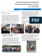 Singapore Malayalee Association Quarterly Updates (Volume 2, Issue 1) 31 March 2020