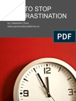 How To Stop Procrastination Personal Excellence Ebook PDF
