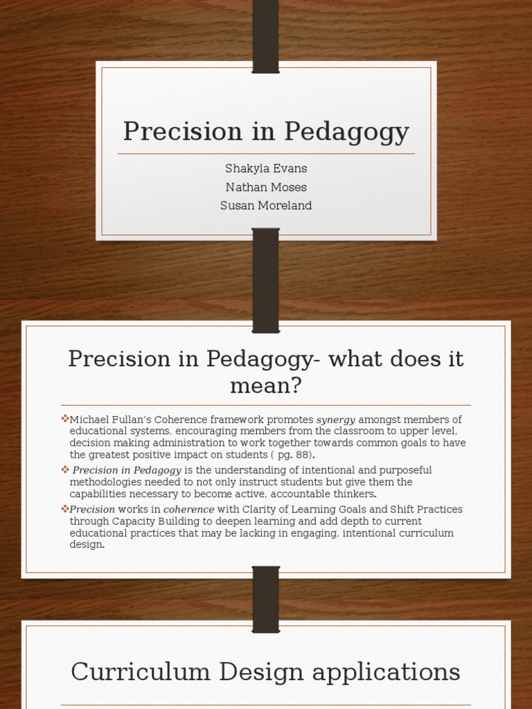Strategies for Precision in Pedagogy | PDF | Pedagogy | Curriculum