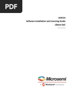 Software Installation and Licensing Guide: Libero Soc