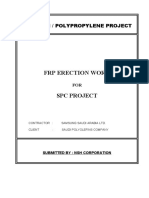 FRP Erection Work: PDH / Polypropylene Project