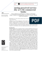 Measuring Service Quality in UAE Banks