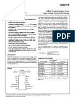 Features: CMOS Programmable Timer High Voltage Types (20V Rating)