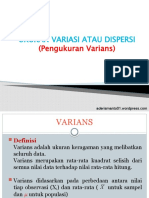 Varians Baru