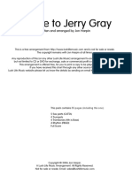 Tribute To Jerry Gray: Written and Arranged by Jon Harpin