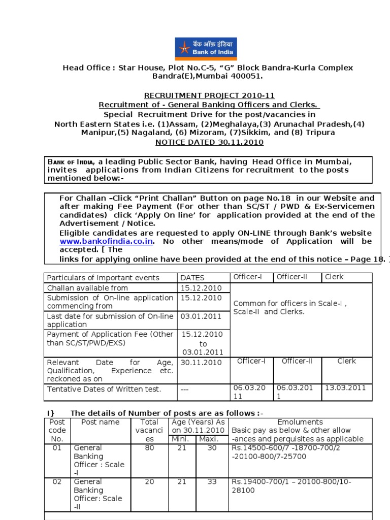 Notice NE States | PDF