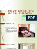 Types of Rooms in Hotel