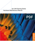 Lenovo Ideapad L340 Gaming Series Hardware Maintenance Manual