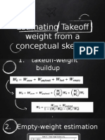 Estimating Takeoff Weight1