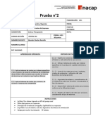 Segunda Prueba On Line Costo y Presupuesto Sec 341