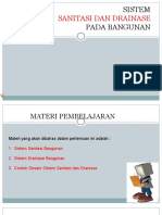 SISTEM SANITASI DAN DRAINASE