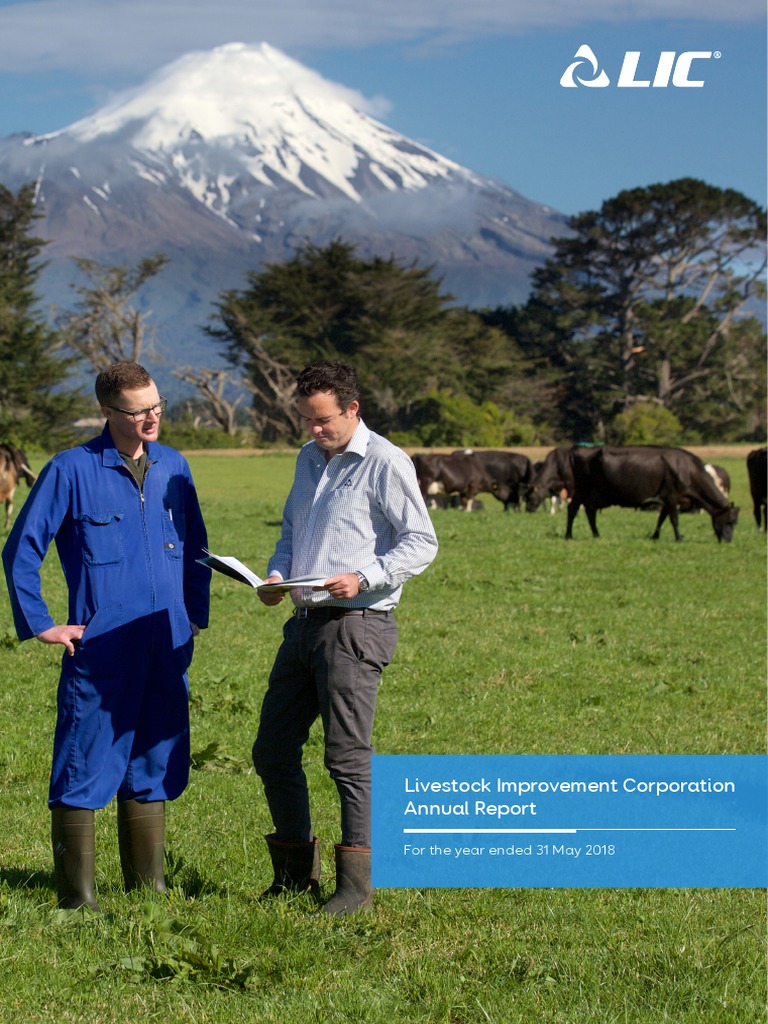 Livestock Improvement Corporation Annual Report For The Year Ended 31