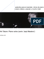 Art Tatum - Piano Solos (Serie Jazz Masters') - Pianogratis