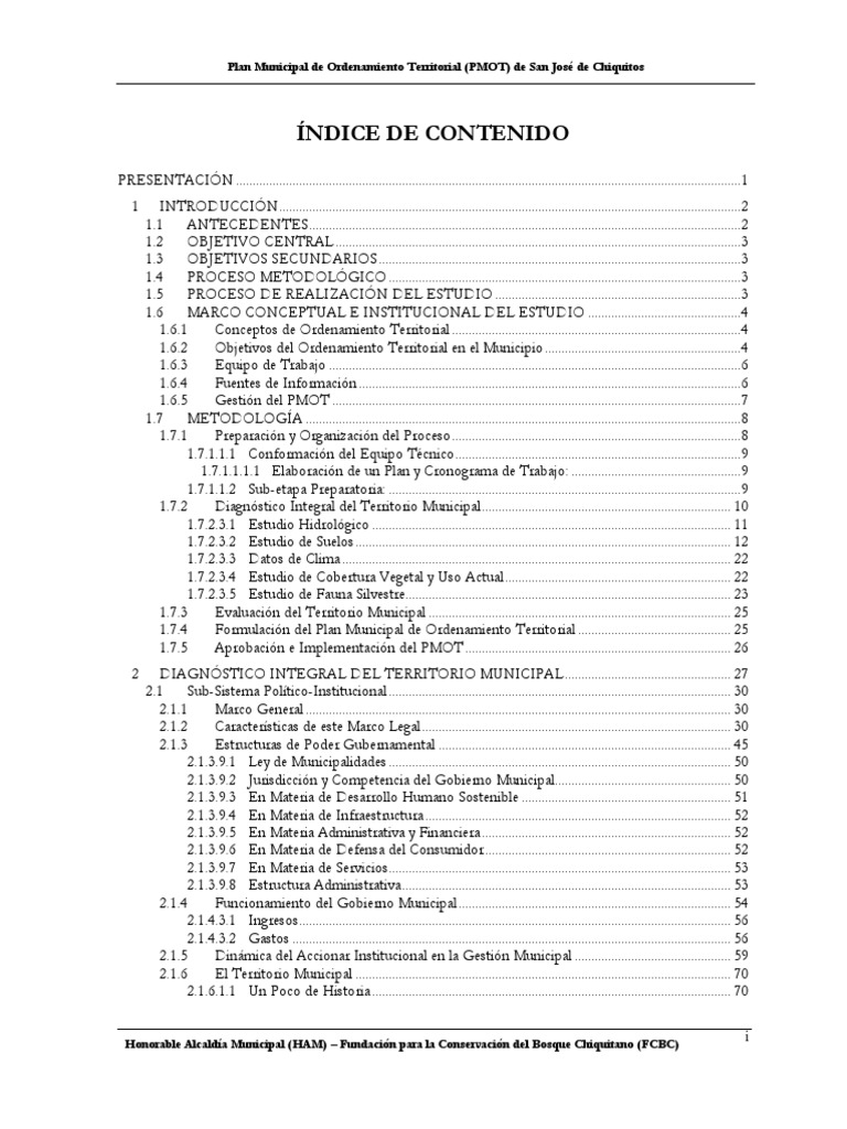 Plan Municipal de Ordenamiento Territorial (PMOT) de San José de ...