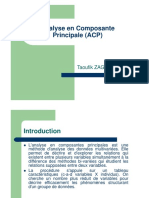 Analyse en Composante Principale (ACP) (S1)