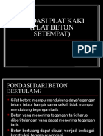 5 Pondasi Plat Setempat