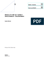 Simatic Hmi Wincc V7.3 Se Incl. Update 1 Wincc/Webux - Documentation