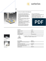 Balanza Sartorious CP 124s Spec PDF