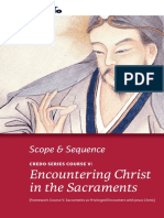 Encountering Christ in The Sacraments: Scope & Sequence