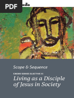 Living As A Disciple of Jesus in Society: Scope & Sequence